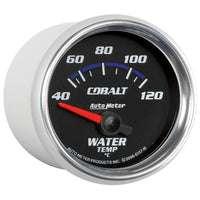 Autometer Cobalt 52mm Short Sweep Electronic 40-120 Deg C Water Temprature Gauge - Burkken Auto Parts
