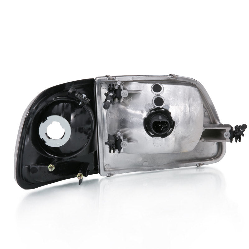 ANZO 1997-2003 Ford F-150 Crystal Headlight G2 Clear With Parking Light - Burkken Auto Parts