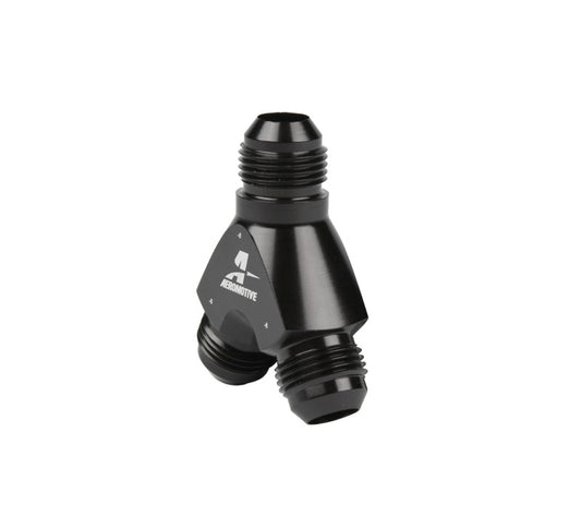 Aeromotive Y-Block - AN-08 - 2x AN-08 - Burkken Auto Parts