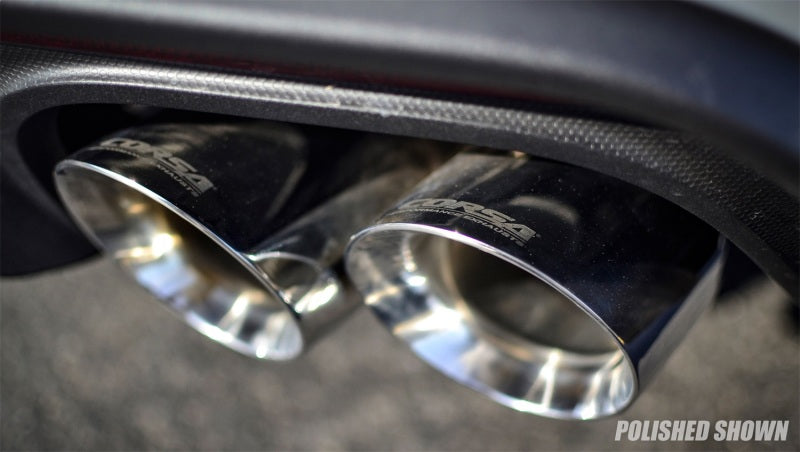 Corsa 2018-2023 Ford Mustang GT Fastback 5.0L 3in Sport Axle-Back Exhaust w/ 4in Gunmetal Tips - Burkken Auto Parts