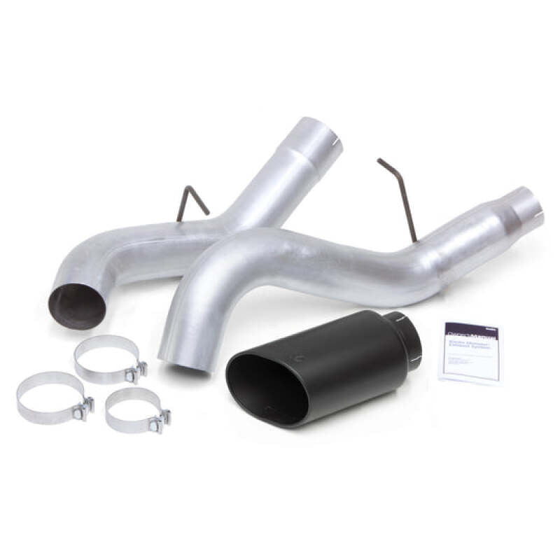 Banks Power 11-15 Chevrolet Silverado 6.6L LML 5in Monster Exhaust w/ SideKick S/S Black Tip - Burkken Auto Parts