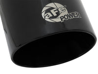 aFe MACH Force-Xp Universal 409 SS Single-Wall Clamp-On Exhaust Tip - Black - Burkken Auto Parts