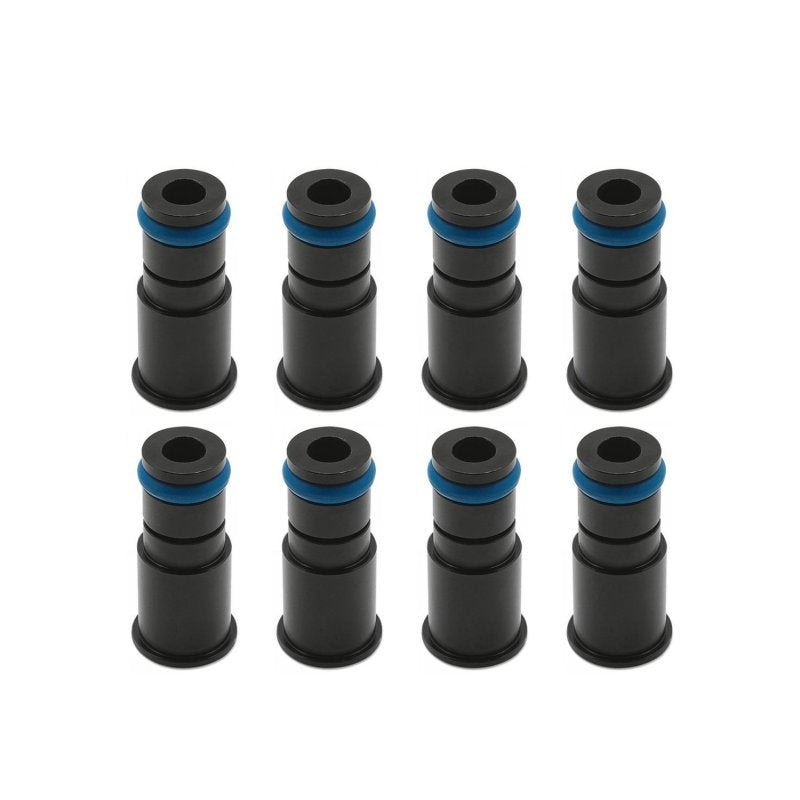 BLOX Racing 14mm Adapter Top (1in) w/Viton O-Ring & Retaining Clip (Set of 8) - Burkken Auto Parts