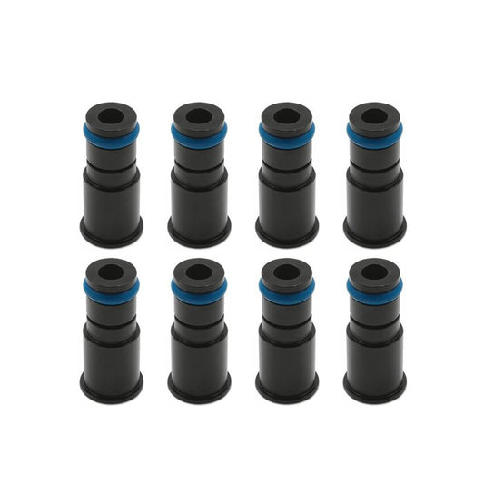 BLOX Racing 14mm Adapter Top (1in) w/Viton O-Ring & Retaining Clip (Set of 8) - Burkken Auto Parts