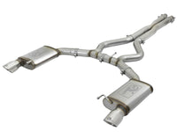 aFe MACHForce XP 3in 304 SS Cat-Back Exhausts w/ Polished Tips 15-17 Ford Mustang GT V8-5.0L/V6-3.7L - Burkken Auto Parts