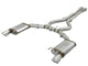 aFe MACHForce XP 3in 304 SS Cat-Back Exhausts w/ Polished Tips 15-17 Ford Mustang GT V8-5.0L/V6-3.7L - Burkken Auto Parts
