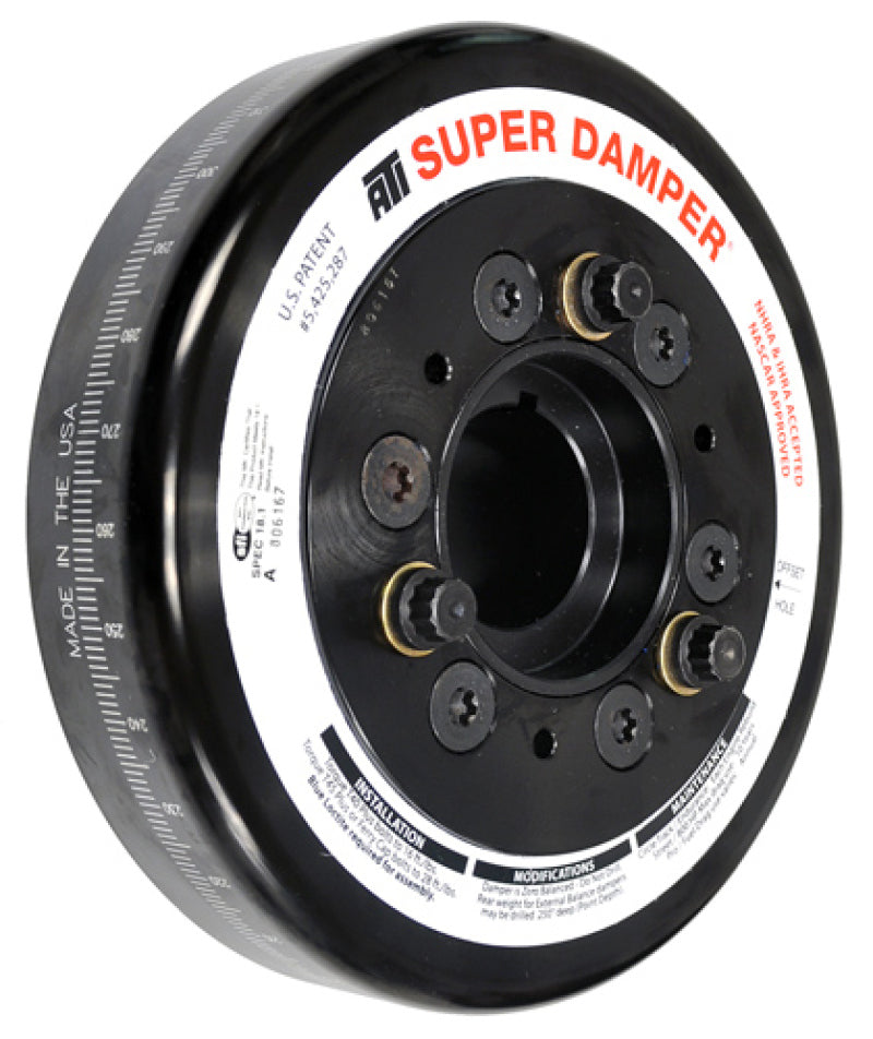 ATI Damper - 7.074in - Steel - Chevy BB - 3 Ring - 1Pc - Burkken Auto Parts