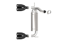aFe Rebel Series 2.5in 409 SS Axle-Back Exhaust System Black 07-18 Jeep Wrangler (JK) V6-3.6L/3.8L - Burkken Auto Parts