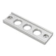 BLOX Racing Billet Battery Tiedown - Silver - Burkken Auto Parts