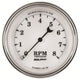 AutoMeter Gauge Tachometer 3-3/8in. 8K RPM In-Dash Old Tyme White II - Burkken Auto Parts