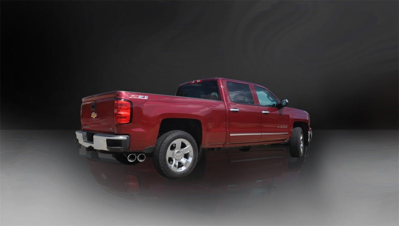 Corsa 2014-19 Sierra/Silvrd 1500 Crew/Dbl / Short/Std. Bed 6.2L V8 Polished Sport Single SideCB Ext - Burkken Auto Parts