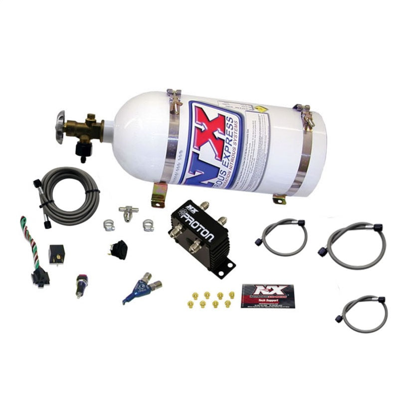 Nitrous Express Proton Series Nitrous Kit w/10lb Bottle - Burkken Auto Parts