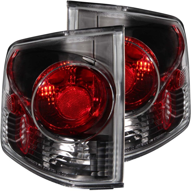 ANZO 1995-2005 Chevrolet S-10 Taillights Dark Smoke 3D Style - Burkken Auto Parts