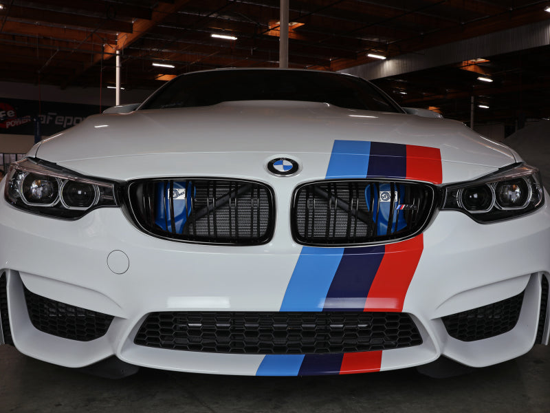 aFe Magnum FORCE Dynamic Air Scoop 15-18 BMW M3/15-20 M4 - Blue - Burkken Auto Parts