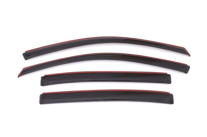 AVS 13-17 Honda Accord Ventvisor In-Channel Front & Rear Window Deflectors 4pc - Smoke - Burkken Auto Parts