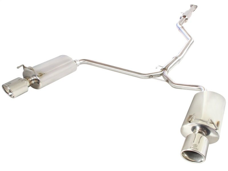 aFe Takeda Exhaust 304SS Dual Cat-Back w/ Polished Tips 13-17 Honda Accord  LX/EX/EX-L Sedan L4 2.4L - Burkken Auto Parts