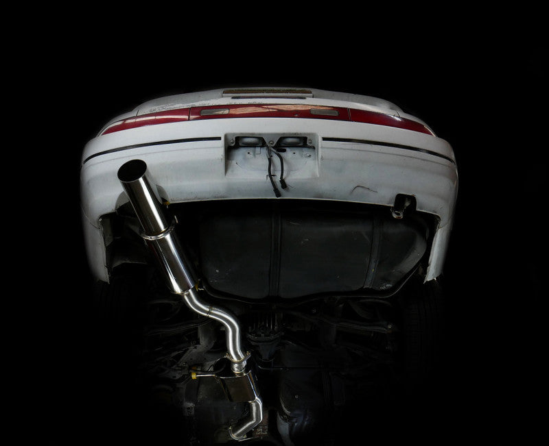 ISR Performance Series II - GT Single Exhaust System - Resonated - 89-94 Nissan 240sx (S13) - Burkken Auto Parts