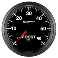 Autometer Elite 52mm 0-60 PSI Boost Peak & Warn w/ Electronic Control Gauge - Burkken Auto Parts