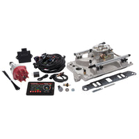 Edelbrock Pro Flo 4 EFI System Seq Port Pontiac 326-455ci 625 Max HP 35lb/hr Satin Finish - Burkken Auto Parts