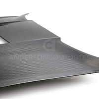 Anderson Composites 2020 Mustang Shelby GT500 Double Sided Carbon Fiber Hood - Burkken Auto Parts