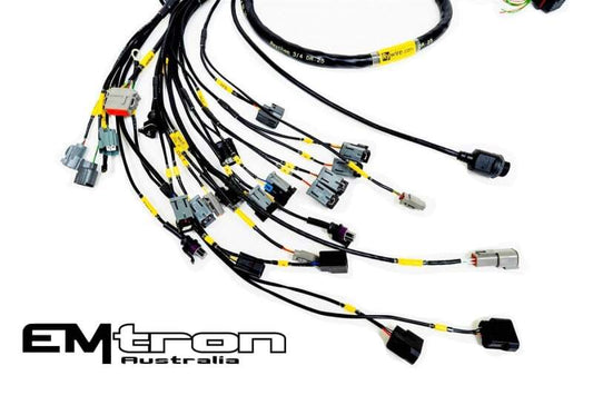 Rywire Honda B-Series NA w/Emtron KV8+ Eng Harn (4 Inj No EMAP/Boost/ Adapter Req / Drop Ship Only) - Burkken Auto Parts