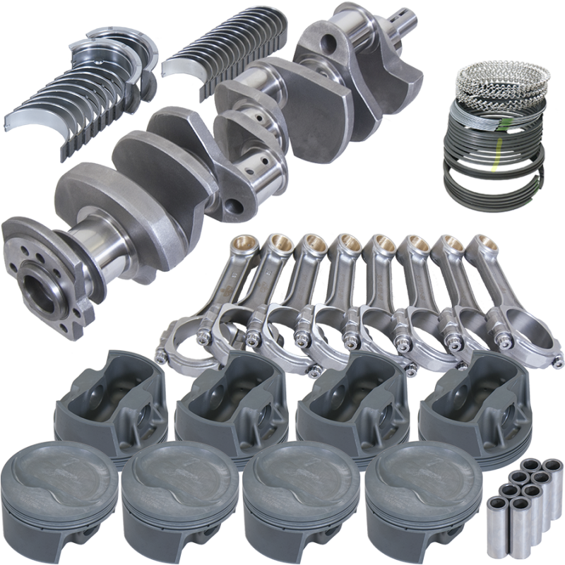 Eagle Chevrolet Small Block Rotating Assembly w/ 4.155in Bore 3.750in Stroke -20cc Dome - Burkken Auto Parts