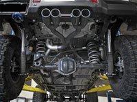 aFe Rebel Series 2.5in. 304 SS C/B Exhaust System 2018 Jeep Wrangler (JL) V6-3.6L - Black Tip - Burkken Auto Parts