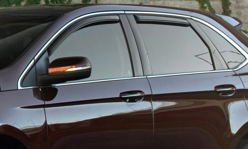 AVS 04-15 Nissan Armada Ventvisor In-Channel Front & Rear Window Deflectors 4pc - Smoke - Burkken Auto Parts