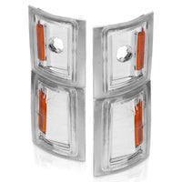 ANZO 1994-1998 Chevrolet Blazer Corner Lights Clear Lens w/ Amber Reflector - Burkken Auto Parts
