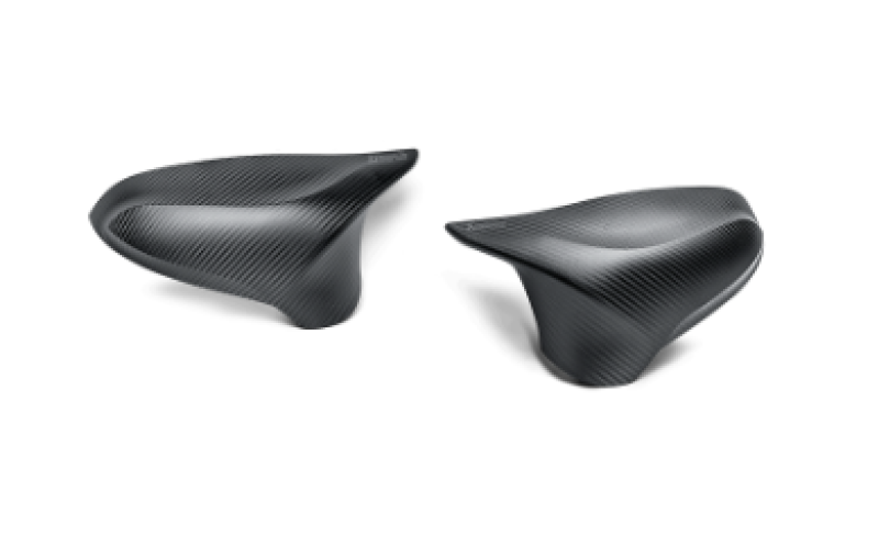 Akrapovic 2014+ BMW M3 (F80) Carbon Fiber Mirror Cap Set - Matte - Burkken Auto Parts
