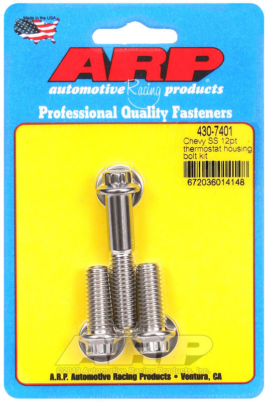 ARP Chevy SS 12pt Thermostat Housing Bolt Kit - Burkken Auto Parts