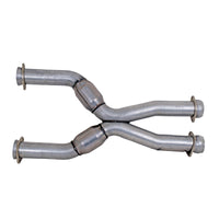 BBK 79-04 Mustang Coyote Swap Short Mid X Pipe w Catalytic Converters 3.0 For BBK Long Tube Headers - Burkken Auto Parts