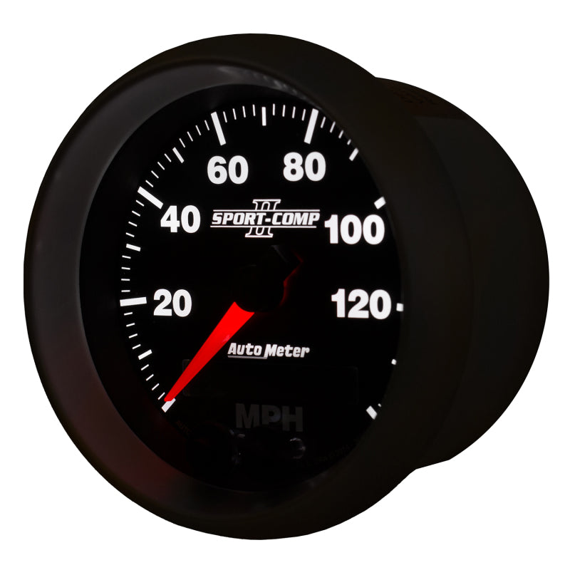 Autometer Sport-Comp II 3-3/8in 0-140MPH In-Dash Electronic GPS Programmable Speedometer - Burkken Auto Parts