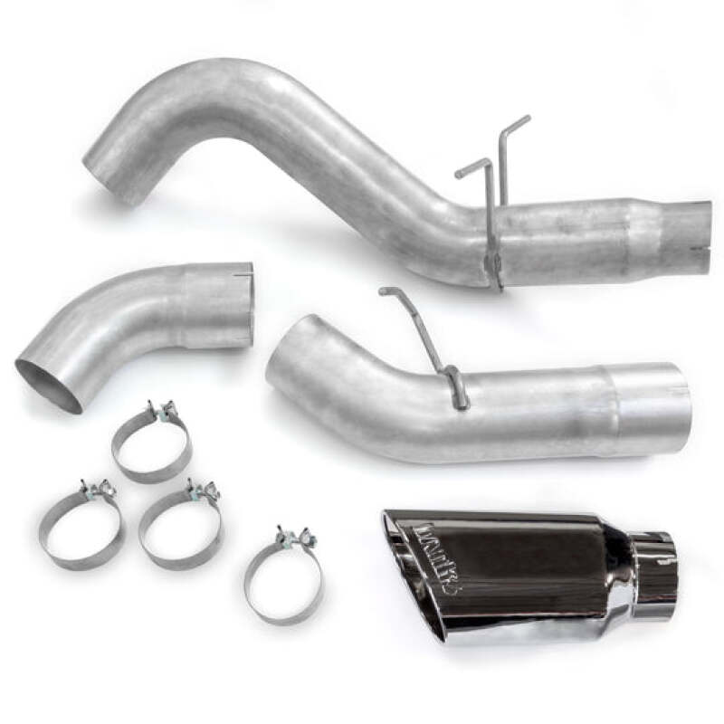 Banks Power 11-16 Chevrolet 2500/3500 (Excl 2016) 6.6L Diesel 5in SS Monster Exhaust w/ Chrome Tip - Burkken Auto Parts