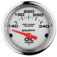 Autometer Marine Chrome Ultra-Lite 2-1/16in Electric Oil Temperature Gauge 140-300 Deg F - Burkken Auto Parts