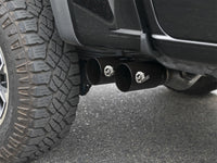 aFe Rebel Series CB 3in Middle Side Exit SS Exht w/ Black Tips 15-17 Chevy Colorado / GMC Canyon - Burkken Auto Parts