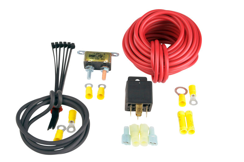 Aeromotive 30 Amp Fuel Pump Wiring Kit (Incl. Relay/Breaker/Wire/Connectors) - Burkken Auto Parts