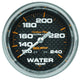 Autometer Carbon Fiber 2-5/8in 120-240 Deg F Mechanical Water Temp Gauge - Burkken Auto Parts