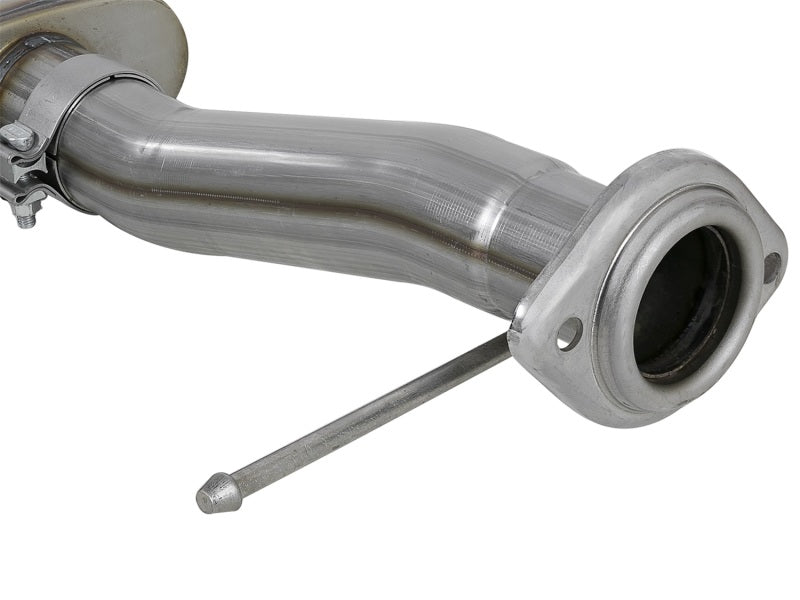 aFe Rebel Series 3in. to 2.5in. 409 SS C/B Exhaust 11-14 Ford F-150 V6-3.5L (tt) - Polished Tip - Burkken Auto Parts