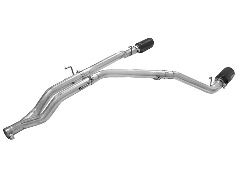 aFe MACHForce XP DPF-Back Exhaust 3in SS w/ 6in Black Tips 2014 Dodge Ram 1500 V6 3.0L EcoDiesel - Burkken Auto Parts
