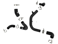 aFe BladeRunner 15-20 VW GTI (MKVII) L4-2.0L (t) Aluminum Hot and Cold Charge Pipe Kit Black - Burkken Auto Parts