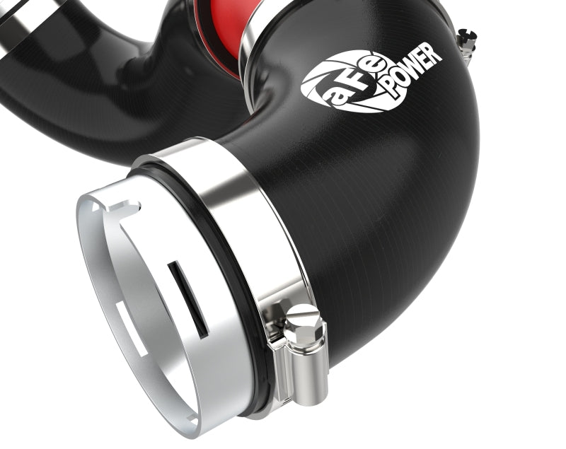 aFe BladeRunner 22-23 Kia Stinger L4-2.5L (t) Aluminum Hot and Cold Charge Pipe Kit - Red - Burkken Auto Parts