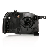 ANZO 2001-2004 Nissan Frontier Se Crystal Headlight Black Amber Reflector - Burkken Auto Parts
