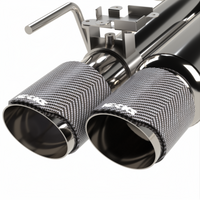 Kooks 18-24 Ford Mustang GT 5.0 3in. Valved Shotgun Cat-Back Exhaust - Carbon Tips - Burkken Auto Parts