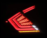 AlphaRex 16-21 Honda Civic Hatchback / Type-R FK8 Nova-Series LED Tail Lights - Black Smoke - Burkken Auto Parts