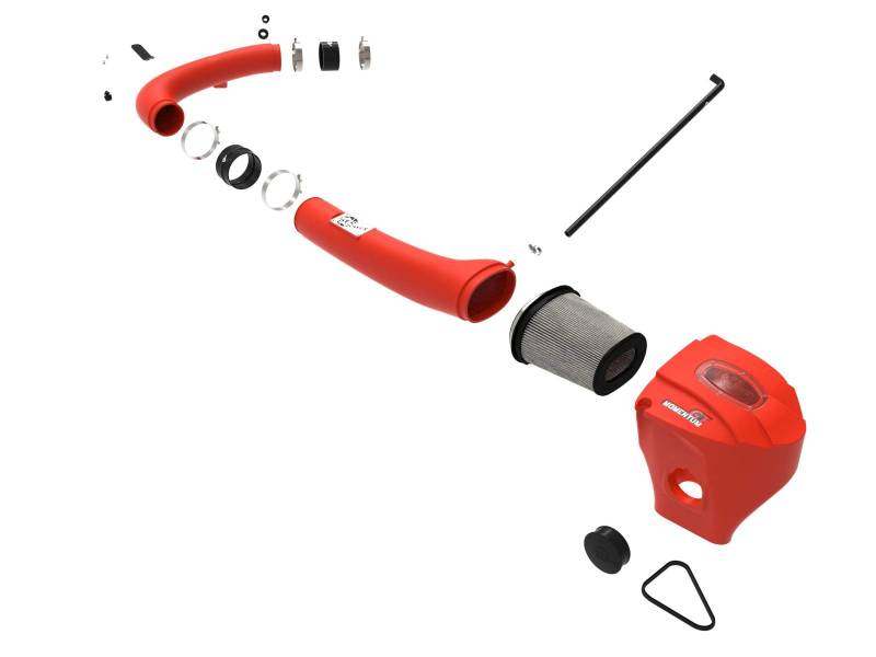 aFe Momentum GT Dry S Stage-2 Intake System 11-15 Dodge Challenger/Charger V6-3.6L (Red) - Burkken Auto Parts
