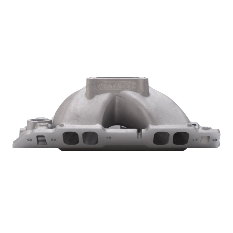 Edelbrock Manifold BBC Short Deck Super Victor 565 Conventional Rect Port Heads - Burkken Auto Parts