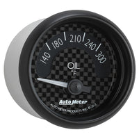 Autometer GT Series 52mm Short Sweep Electronic 140-300 Deg F Oil Temperature - Burkken Auto Parts