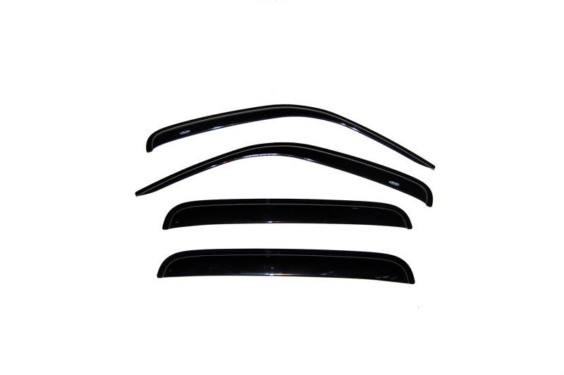 AVS 02-07 Jeep Liberty Ventvisor Outside Mount Window Deflectors 4pc - Smoke - Burkken Auto Parts