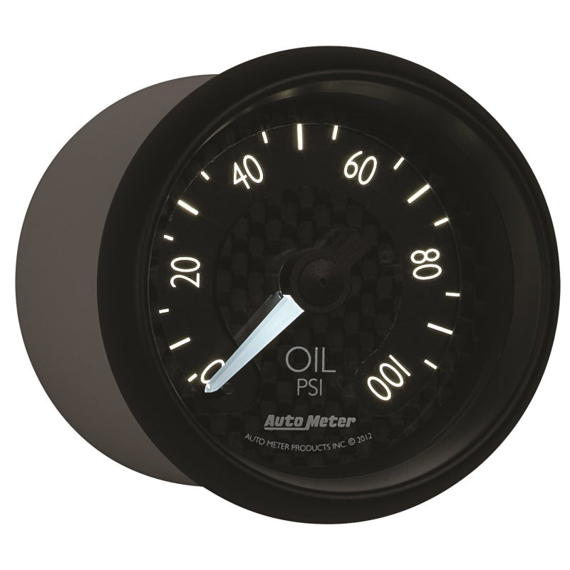 Autometer GT Series 52mm Mechanical 0-100 psi Oil Pressure Gauge - Burkken Auto Parts